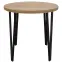 Asztal St-81 80+50cm Wotan/Fekete,3