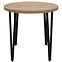 Asztal St-81 80+50cm Wotan/Fekete,3