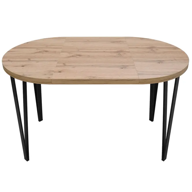 Asztal St-81 80+50cm Wotan/Fekete,4