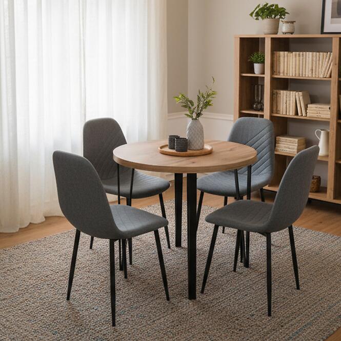 Asztal St-81 80+50cm Wotan/Fekete,5