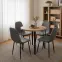 Asztal St-81 80+50cm Wotan/Fekete,5