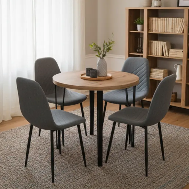 Asztal St-81 100+2x50 Wotan/Fekete,5