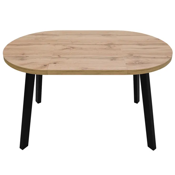 Asztal St-82 80+50cm Wotan/Fekete,4