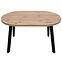 Asztal St-82 80+50cm Wotan/Fekete,4