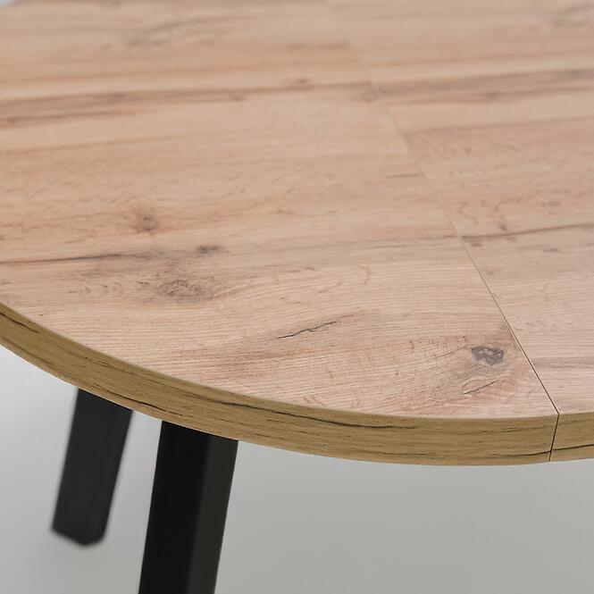 Asztal St-82 80+50cm Wotan/Fekete,5