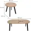 Asztal St-82 80+2x50 Wotan/Fekete,2
