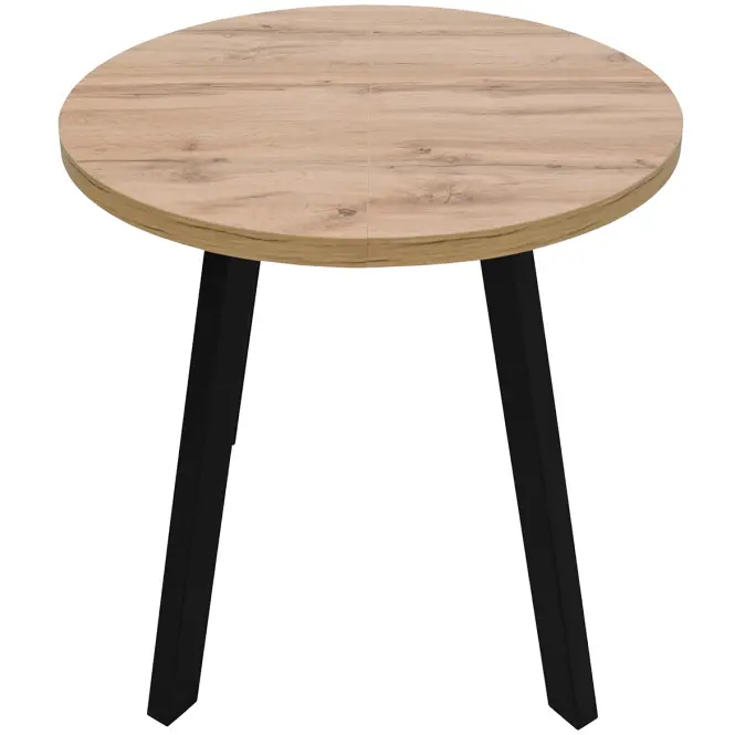 Asztal St-82 100+2x50 Wotan/Fekete,3