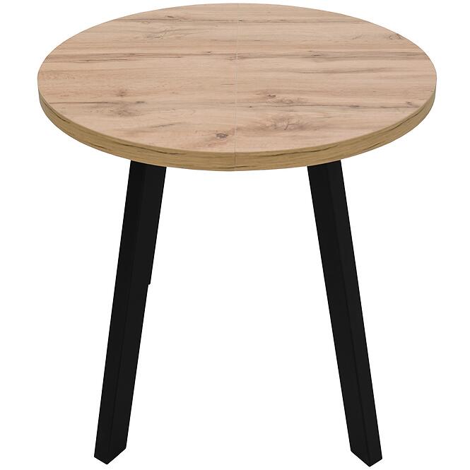 Asztal St-82 100+2x50 Wotan/Fekete,3