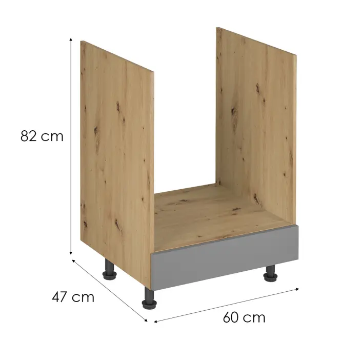 Konyhaszekrény Langen D60zk Fogantyú Beige,2