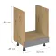 Konyhaszekrény Langen D60zk Fogantyú Beige,2