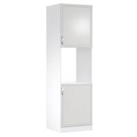 Konyhaszekrény Sycylia D60p P Fehér/Tölgy Lancelot