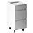 Konyhaszekrény Gardena D40s3 Grey