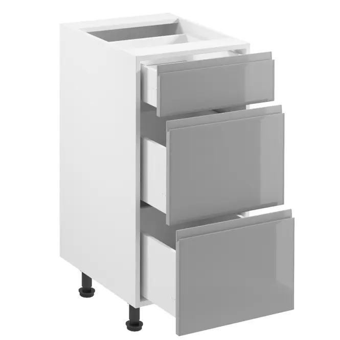 Konyhaszekrény Gardena D40s3 Grey,3