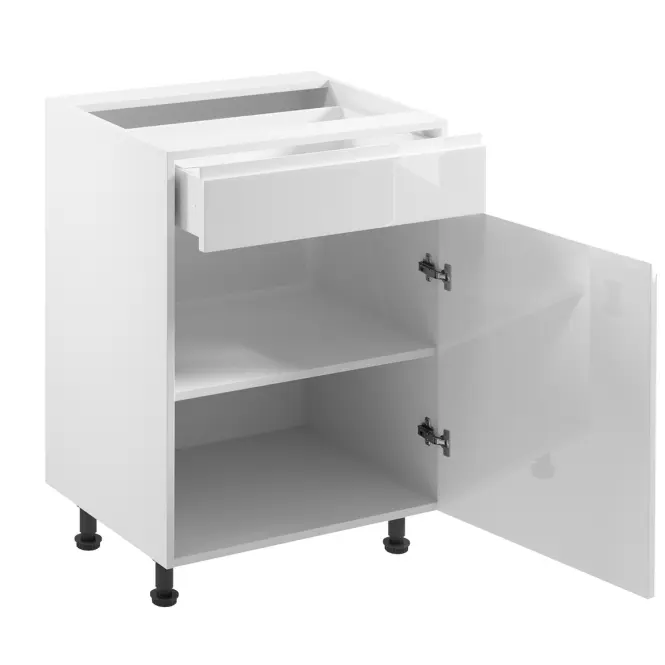 Konyhaszekrény Gardena D60s1 White,4