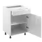 Konyhaszekrény Gardena D60s1 White,4