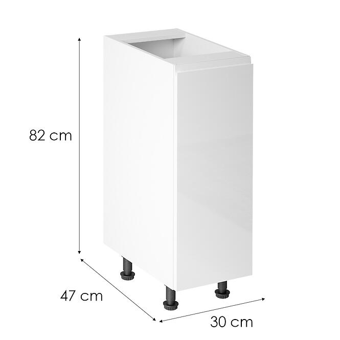 Konyhaszekrény Gardena D30 L White,2
