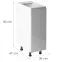 Konyhaszekrény Gardena D30 L Grey,2