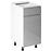 Konyhaszekrény Gardena D40s1 L Grey