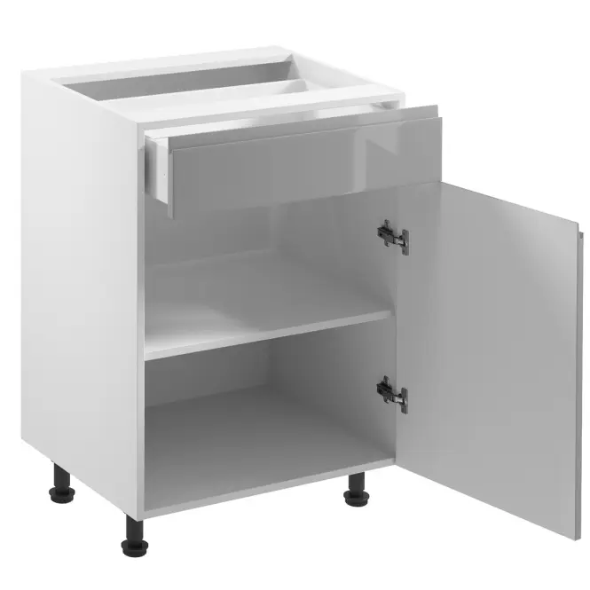 Konyhaszekrény Gardena D60s1 Grey,3