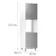 Konyhaszekrény Gardena D60p L Grey,2