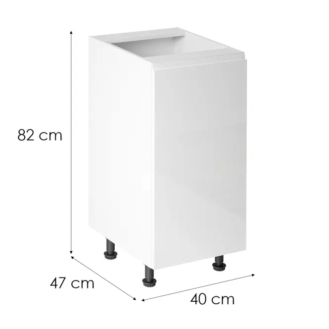 Konyhaszekrény Gardena D40 L White,2