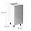 Konyhaszekrény Gardena D40 L Grey,2