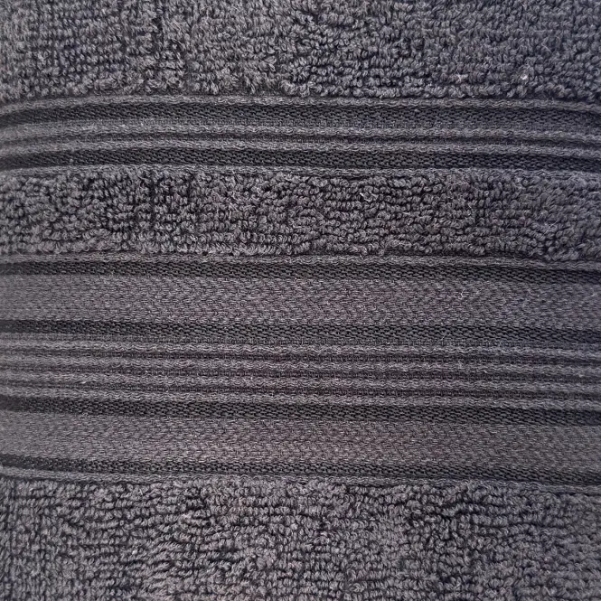Törölköző Viscose Fancy 50x100 cm Fekete,2