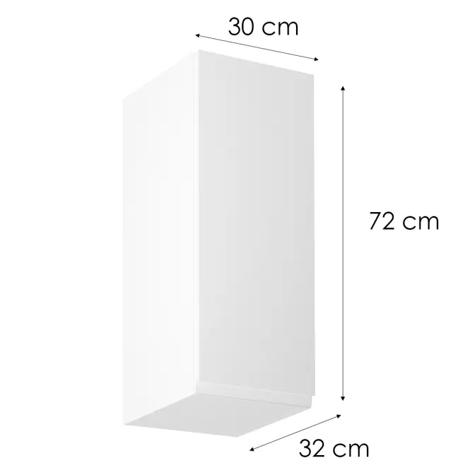 Konyhaszekrény Gardena G30 L White,2