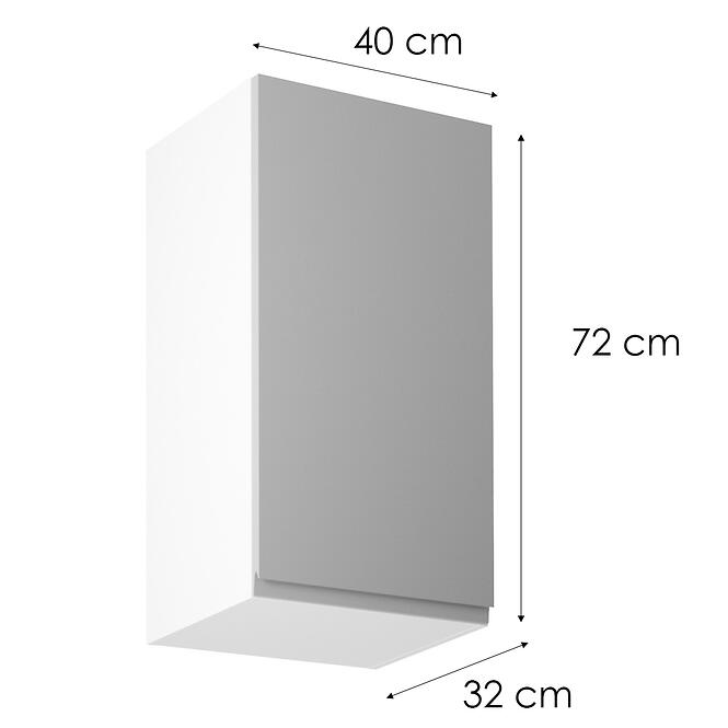 Konyhaszekrény Gardena G40 L Grey