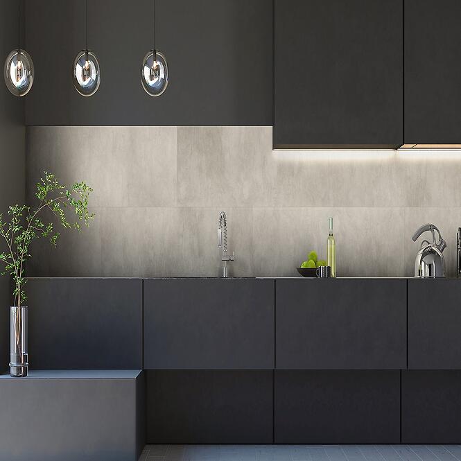 Panelek  SPC 68092 Concrete Light Grey 39,2x118cm 3mm,4