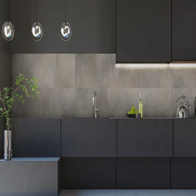 Panelek  SPC 68093 Concrete Dark Grey 39,2x118cm 3mm,3