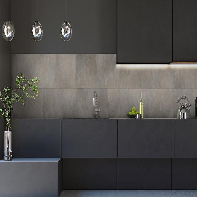 Panelek  SPC 68093 Concrete Dark Grey 39,2x118cm 3mm,3