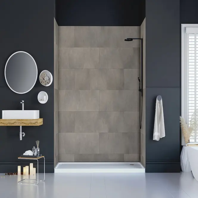 Panelek  SPC 68093 Concrete Dark Grey 39,2x118cm 3mm,4