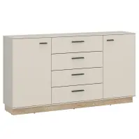Komód Meolo MLLK01 U118/D232 2D4S cashmere/tölgy cremona