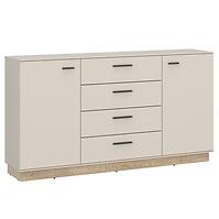 Komód Meolo MLLK01 U118/D232 2D4S cashmere/tölgy cremona