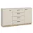 Komód Meolo MLLK01 U118/D232 2D4S cashmere/tölgy cremona