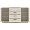 Komód Meolo MLLK01 U118/D232 2D4S cashmere/tölgy cremona,3
