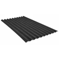 Fekete hullámos bitumenes lap 0,86 x 2,00 (1,72 m2)