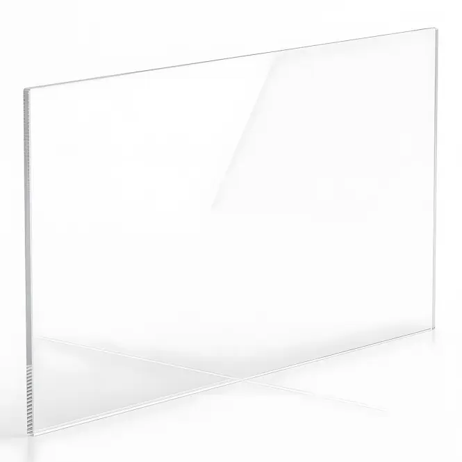 Polisztirol szintetikus üvegtábla Átlátszó sima átlátszó 100x50/2 mm 1 db.