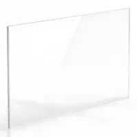 Polisztirol szintetikus üvegtábla Átlátszó sima átlátszó 100x100/4 mm 1 db.