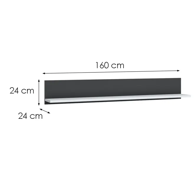Falipolc Campania CORP101 fehér alpesi/antracit,2