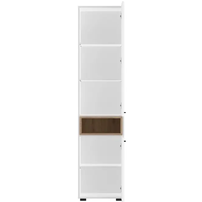 Szekrény Marlow MRLS04 2D fehér alpesi/tölgy honey castello,3