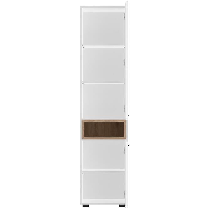 Szekrény Marlow MRLS04 2D fehér alpesi/tölgy honey castello,3