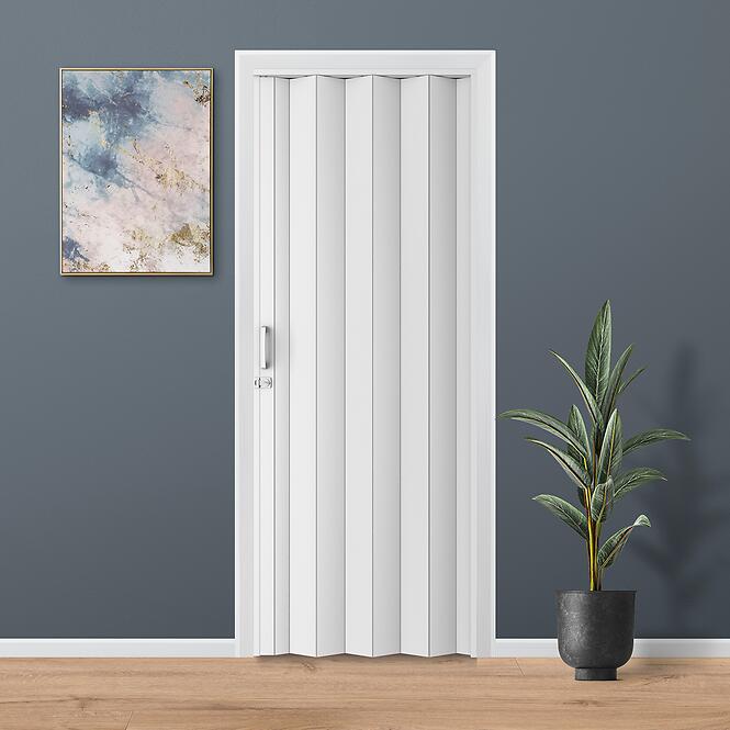 Harmonika ajtó PVC Milano Off-White,4