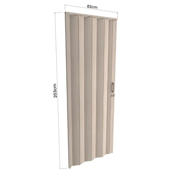 Harmonika ajtó PVC Milano Roble Glacial,3