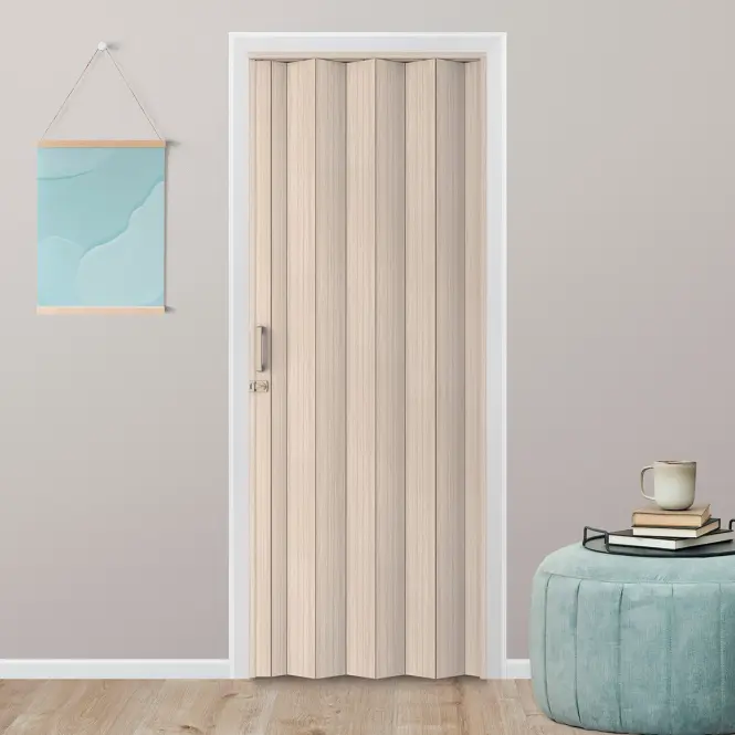 Harmonika ajtó PVC Milano Roble Glacial,4