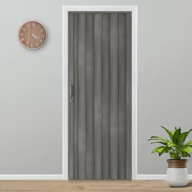 Harmonika ajtó PVC Milano Roble Carbonio,5