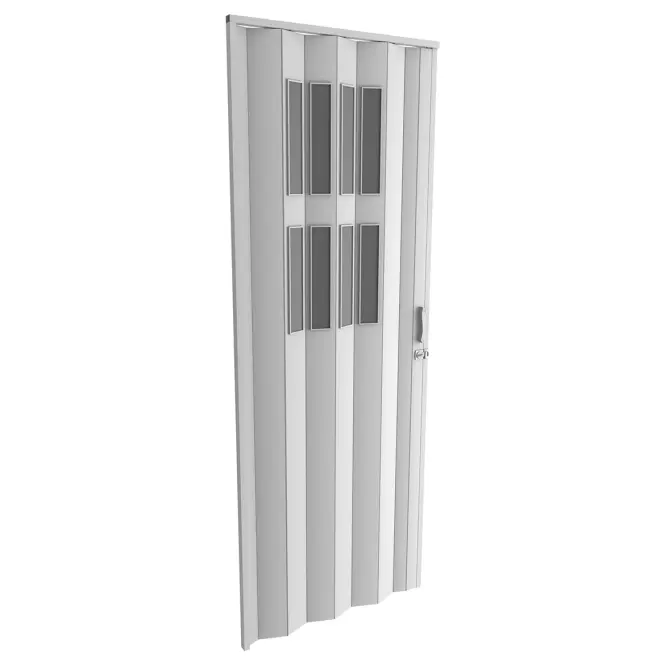 Harmonika ajtó PVC Modena Off-White,2