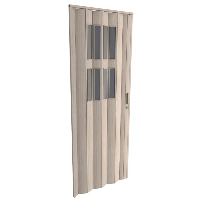 Harmonika ajtó PVC Modena Roble Glacial,2
