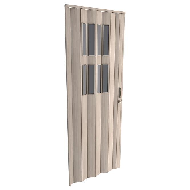 Harmonika ajtó PVC Modena Roble Glacial,2